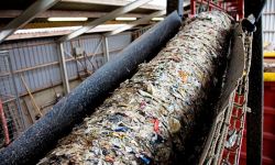 Reject From Paper Production Dried in RUNI Screw Compactor