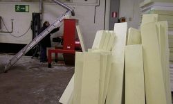 PUR Foam Plates Before Compacting