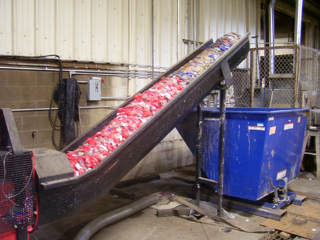 Compression of empty tin cans