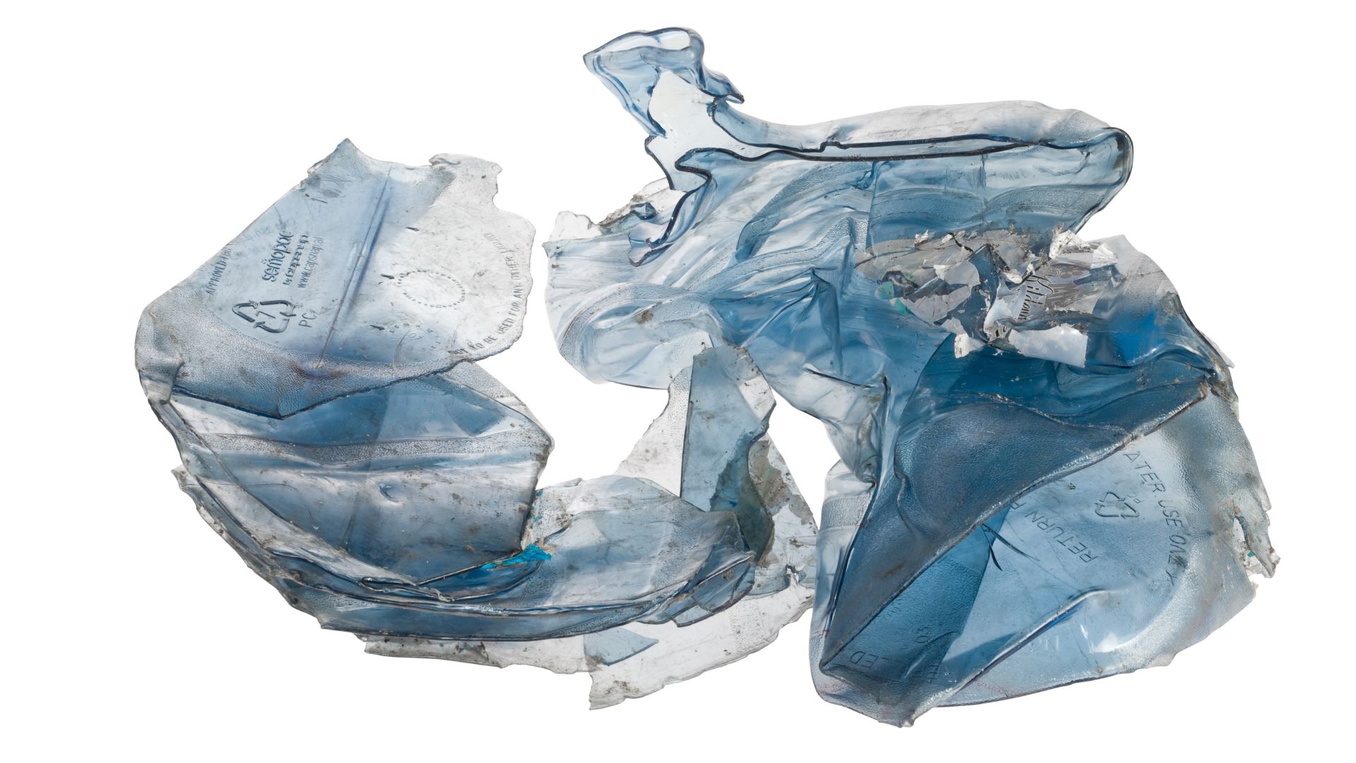 Compacted LDPE Water Drums